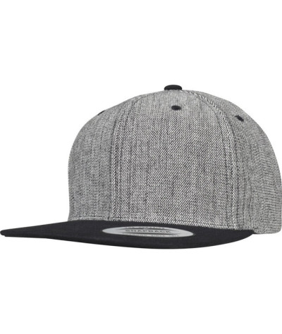 Melange Solid Snapback