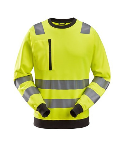 High-visibility sweatshirt, class 2/3