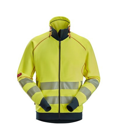 ProtecWork sweatshirt with full-length zipper and arc flash protection, high visibility class 3/2