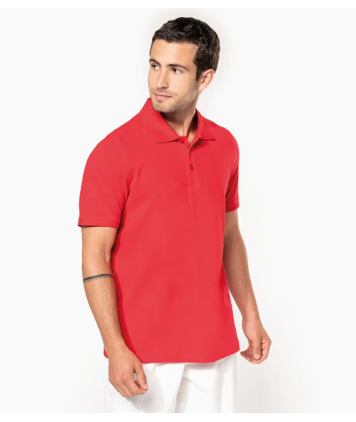 Men's Short-Sleeved Piqué Polo Shirt