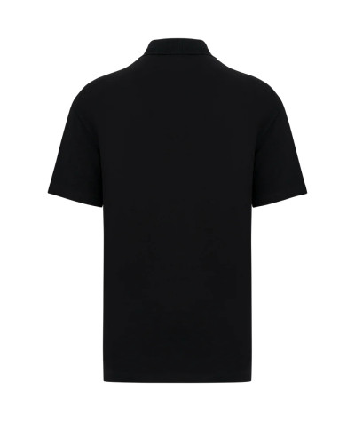 Eco-Friendly Men's Dropped Shoulders Pique Knit Polo Shirt