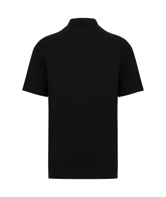 Eco-Friendly Men's Dropped Shoulders Pique Knit Polo Shirt