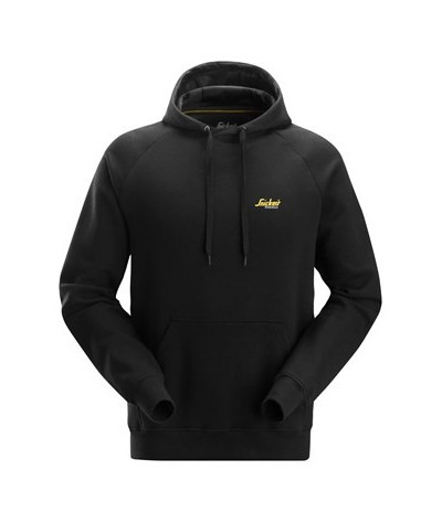 Hoodie with small logo