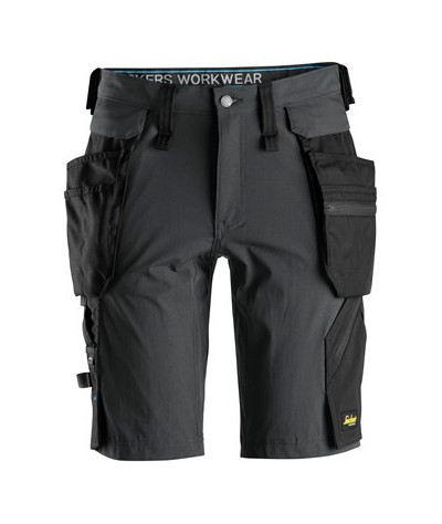 Shorts with removable holster pockets