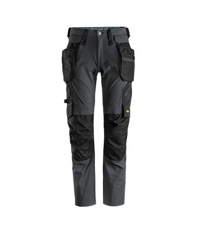 Work trousers with removable holster pockets