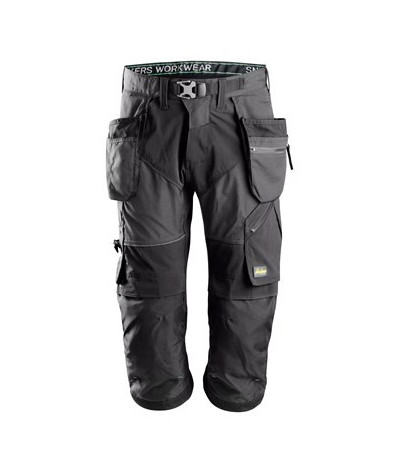 Work trousers+ in three-quarter length with holster pockets