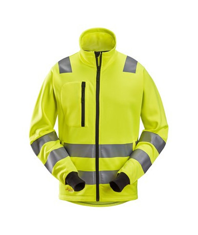 High-visibility jacket class 2/3 with full-length zipper