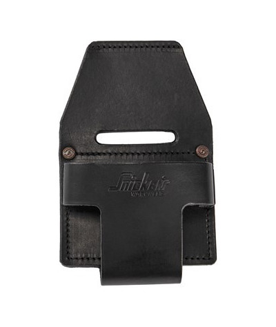 Leather tape measure pocket