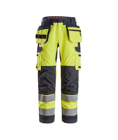 High-visibility trousers with holster pockets, 2 o'clock