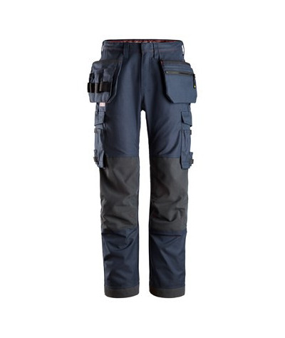 Work trousers with holster pockets