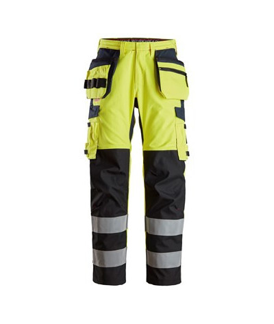 High-visibility trousers with holster pockets, 2 o'clock
