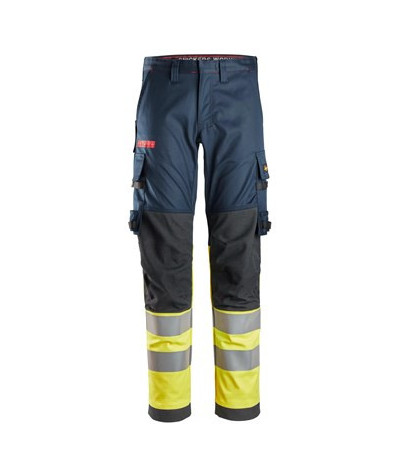 Varselarbetsbyxa stretch, klass 1