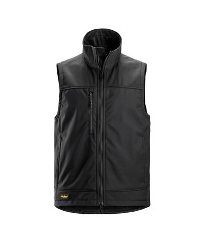 Softshell vest with stretch