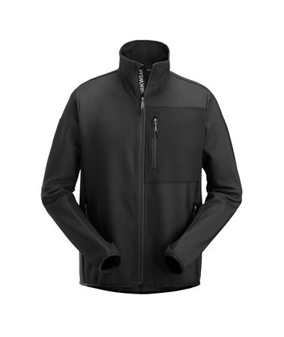 Jacka med hellång dragkedja