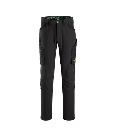 Stretch work trousers without knee pockets