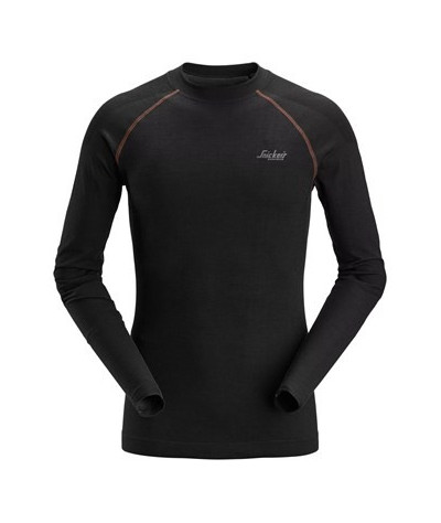 Seamless Base Layer Heat Regulating Wool Top