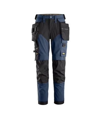 Women's pants with 4-way stretch and removable holster pockets