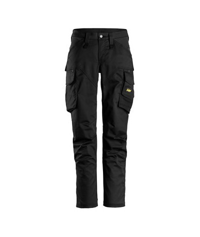 Women's stretch trousers, without knee pockets