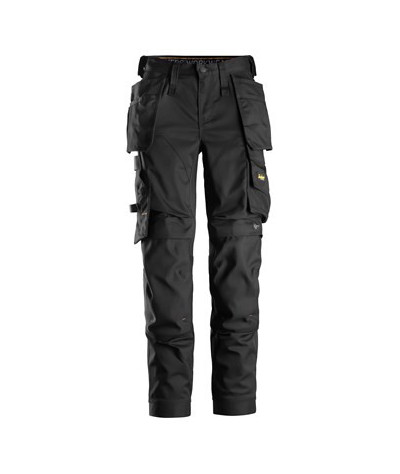 Women's stretch pants with holster pockets